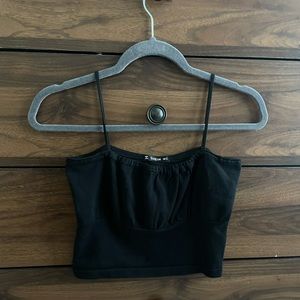 black crop top
